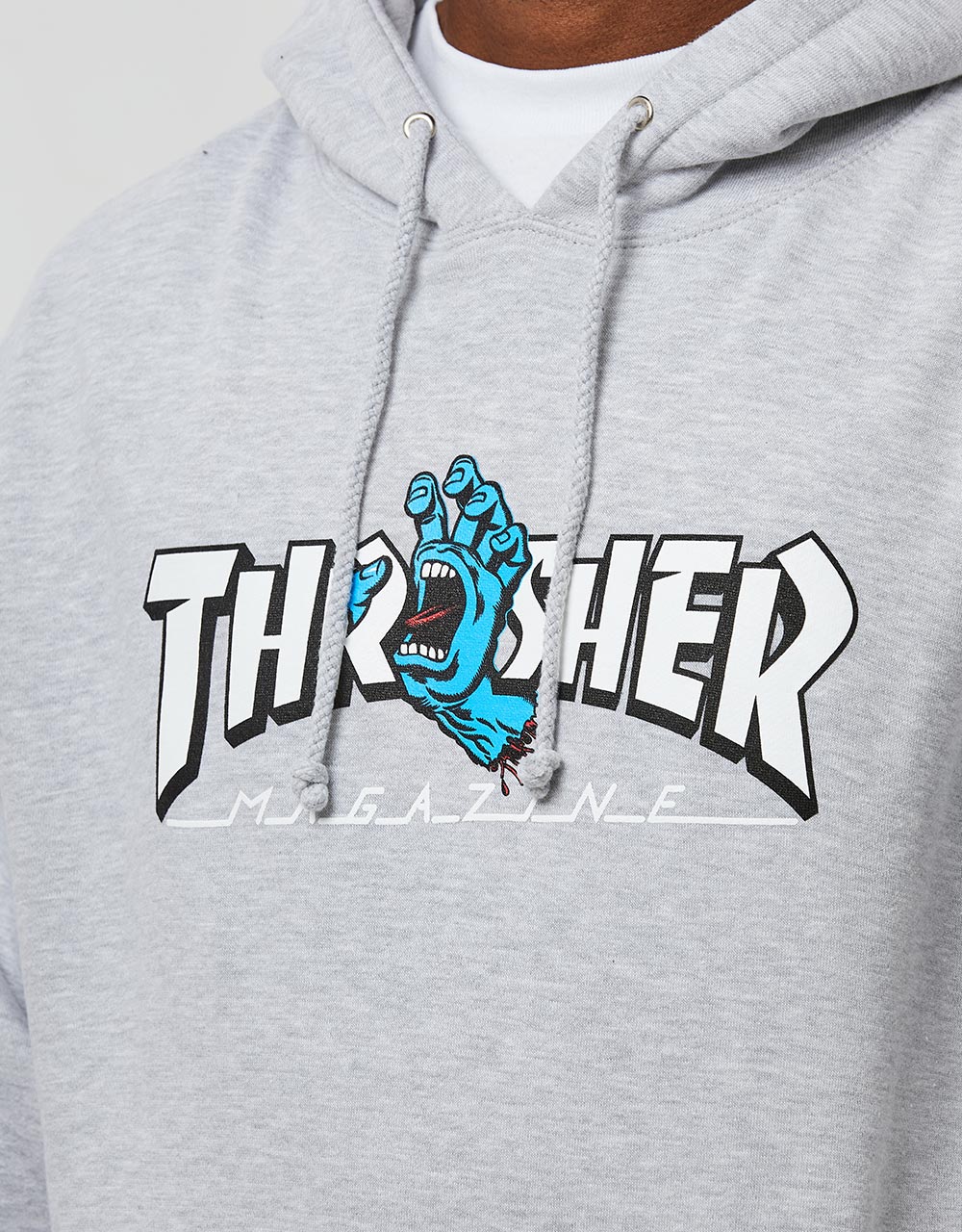 Sudadera thrasher gris discount mujer