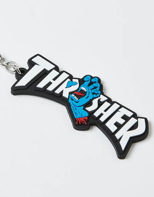 LLAVERO THRASHER X SANTA CRUZ | KEY CHAIN SCREMING LOGO