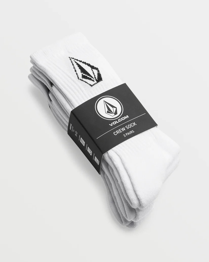 CALCETINES VOLCOM | FULL STONE 3PK WHT