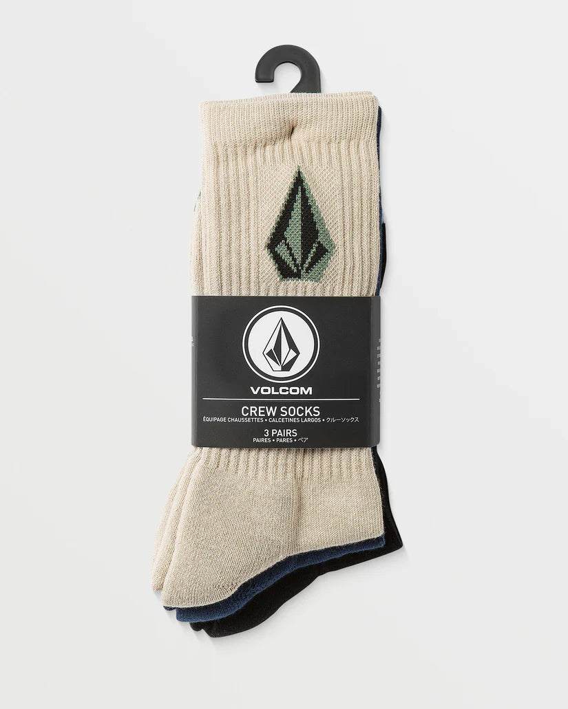 CALCETINES VOLCOM | FULL STONE MIX PALE KHAKI